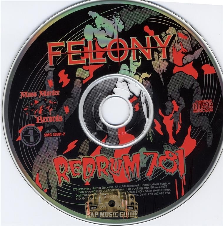 Felony - Redrum 781: CD | Rap Music Guide